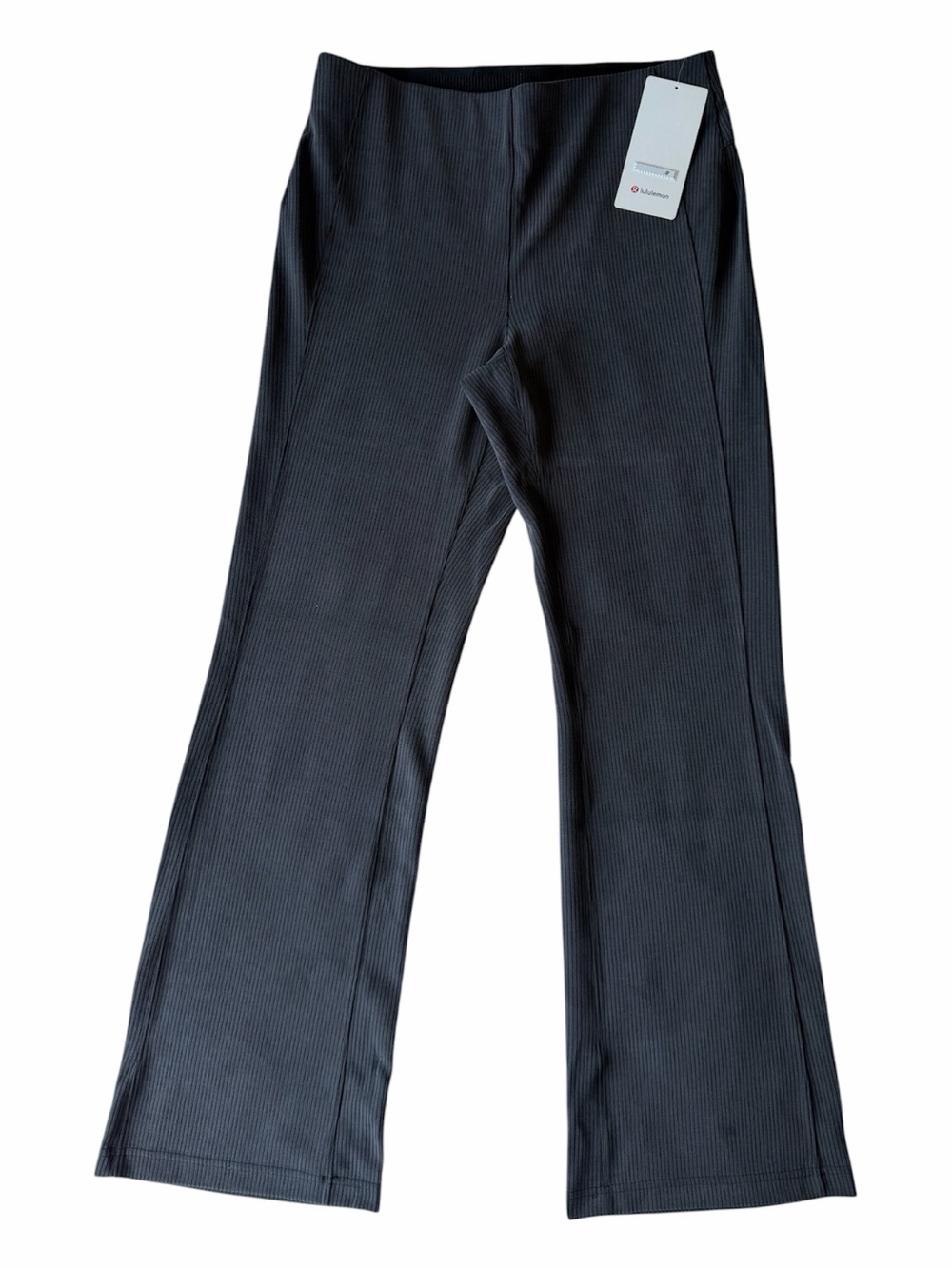 Lululemon Ribbed Softstreme Flared Pant Regular Size 12 Black